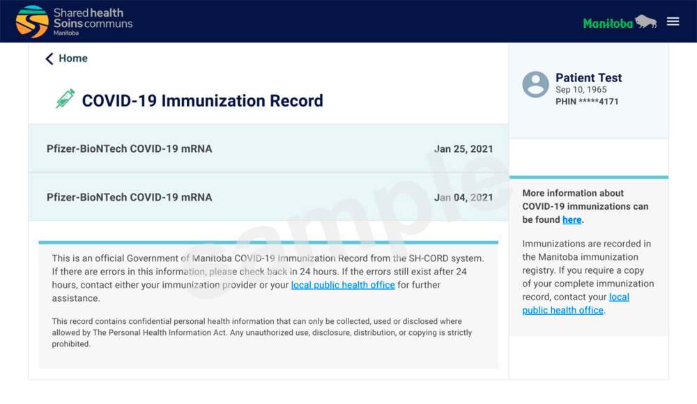 Immunization records now online Brandon Sun