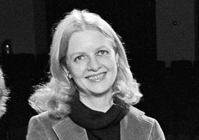FILE - This Nov. 1, 1978 file photo shows Patricia Bosworth in New York. Bosworth, an actress who once starred alongside Audrey Hepburn and later wrote biographies on several stars including Marlon Brando and Montgomery Clift, has died, Thursday, April 2, 2020, due to the coronavirus. She was 86. Bosworth’s stepdaughter, Fia Hatsav, told The New York Times that pneumonia brought on by the virus was the cause of death for the actress-author. (AP Photo/Marty Reichenthal, FILE)