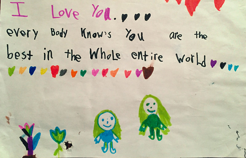 Submitted
A letter written from Shaynen to her mother Julia Stoneman-Sinclair, who was diagnosed with cancer earlier this summer.
