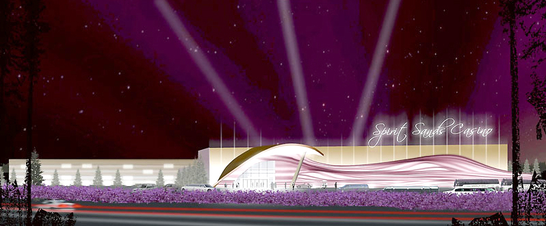 File
An artist's drawing of the original Spirit Sands Casino project.