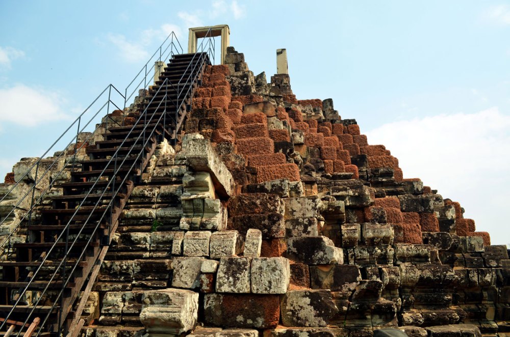 Krista Mills
The very top of the Grand Palace is shown here being cleaned and repaired in places to make it safer for tourists. The giant structure looks and feels like a pyramid and we got as close to the top as we could.