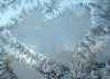 Frost on a window forms a heart-shaped pattern on a window. (David Sharp / The Associated Press files)
