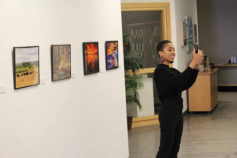 AGSM curator Alyssa Fearon leads Westman residents on a virtual tour of the gallery's latest photo exhibit, titled