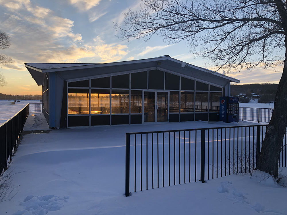 The upper level of the Minnedosa Beach Pavilion on Jan. 21. (Submitted)