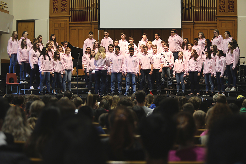 The Westman Youth Choir perform their own rendition of 