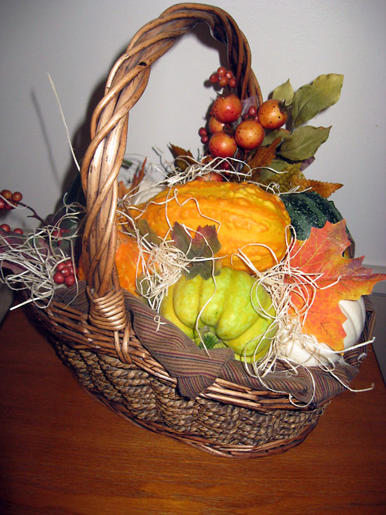 Submitted
Filler and accessories add interest to the baskets.