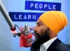 NDP leader Jagmeet Singh speaks takes part in a radio interview in Toronto, Thursday September 19, 2019. THE CANADIAN PRESS/Adrian Wyld