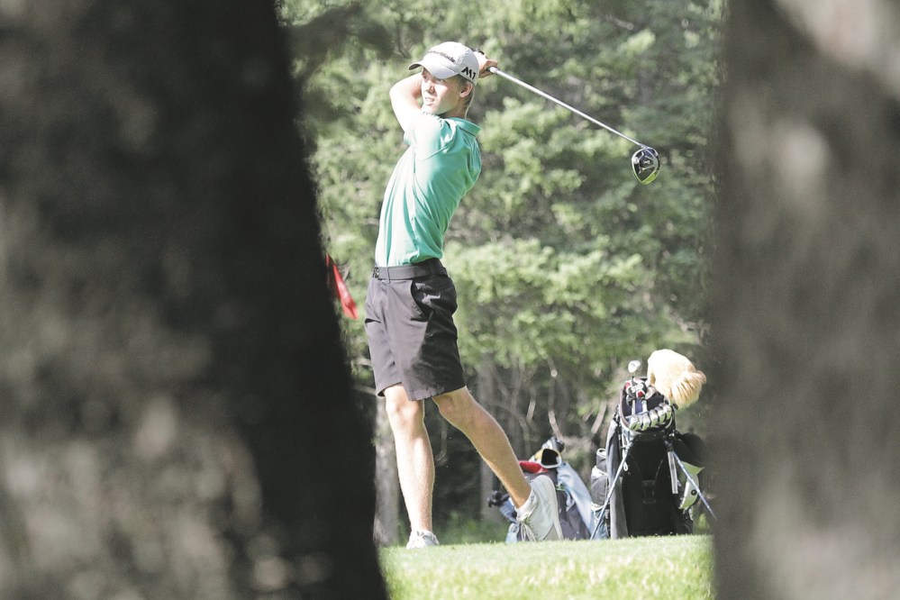 Thomas Friesen/The Brandon Sun Evan Nachtigall of Brandon and other players on the Maple Leaf Junior Golf Tour have had their first two events postponed from their original dates of May 9-10 and June 6-7.
