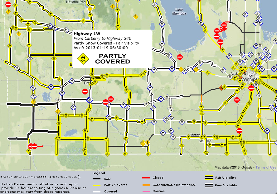 Be sure to check road conditions before you go Brandon Sun