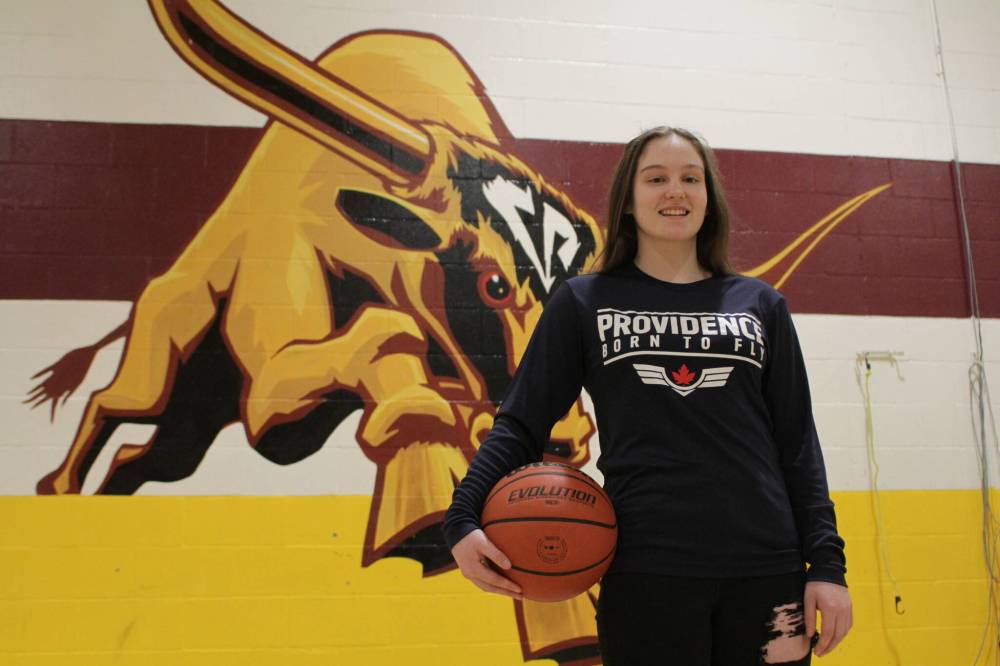 Thomas Friesen/The Brandon Sun
Crocus Plainsmen guard Jasmine Horwood committed to the Providence Pilots for the 2022-23 Manitoba Colleges Athletic Conference women’s basketball season.