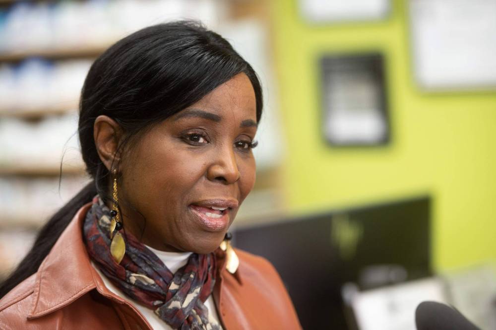 Health Minister Audrey Gordon was in Thompson Thursday meeting with northern health leaders. (Mike Sudoma / Winnipeg Free Press files)