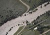 The bridge to Tom Miner Basin off of Highway 89 south of Livingston has been washed out as major flooding washed away roads and set off mudslides in Yellowstone National Park in Montana on Monday. June 13, 2022. (Larry Mayer/The Billings Gazette via AP)