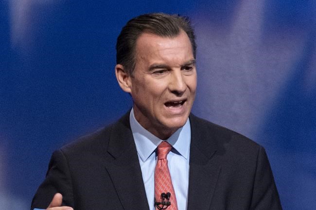 FILE - Rep. Tom Suozzi, D-N.Y., answers a question during a debate before the New York governor primary, at the studios of WNBC4-TV, June 16, 2022, in New York. New Yorkers are casting votes in a governor's race Tuesday, June 28, 2022, that for the first time in a decade does not include the name