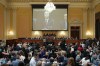 A video showing Pat Cipollone, the former White House counsel, speaking during an interview with the Jan. 6 Committee, is shown as the House select committee investigating the Jan. 6 attack on the U.S. Capitol holds a hearing at the Capitol in Washington, Tuesday, July 12, 2022. THE CANADIAN PRESS/AP-Doug Mills/Pool via AP