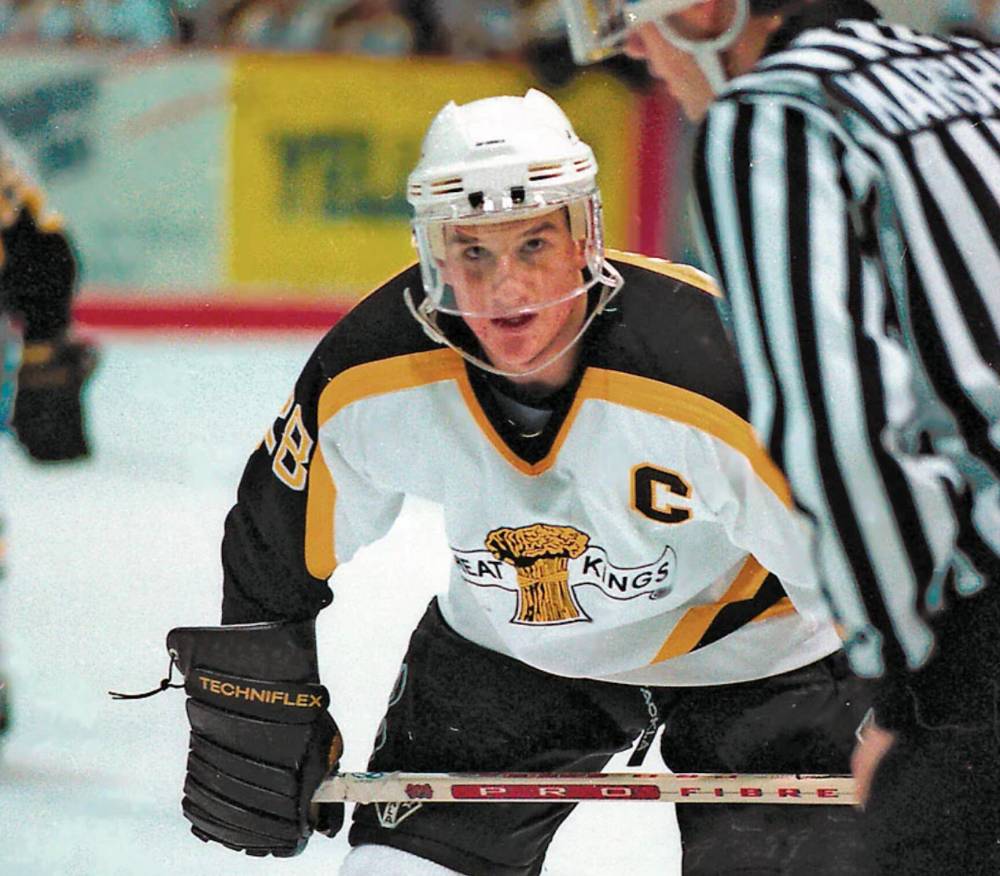 Marty Murray was named one of the best players in Brandon Wheat Kings history in 2017. (Brandon Sun file photo)
