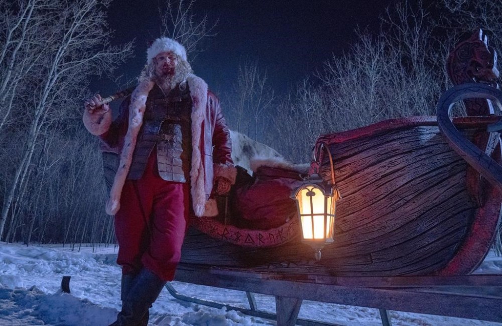 This image released by Universal Pictures shows David Harbour in a scene from