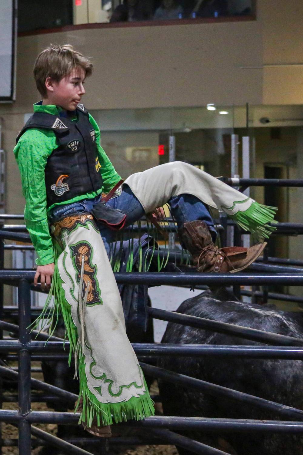 Waskada School Grade 8 student Jett Lockie is set to compete in the bull riding competition at the rodeo Junior World Finals in Las Vegas starting next week. (File)