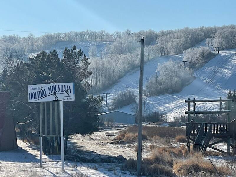 Holiday Mountain Resort at
La Rivière, with some of its runs shown here, is under new ownership and is set to reopen on Boxing Day after last season was lost to a drought that made snow making a challenge. (Submitted)