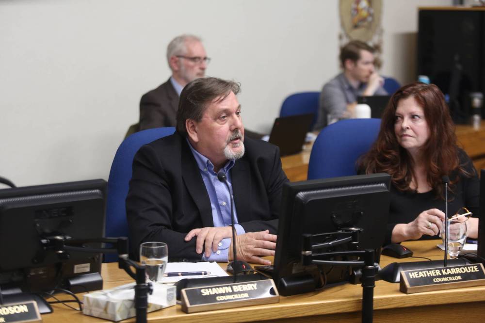 Coun. Shawn Berry (Ward 7) said at Monday's Brandon City Council meeting that his constituents have felt the speed limit reduction on Durum Drive has improved traffic safety. (Colin Slark/The Brandon Sun)