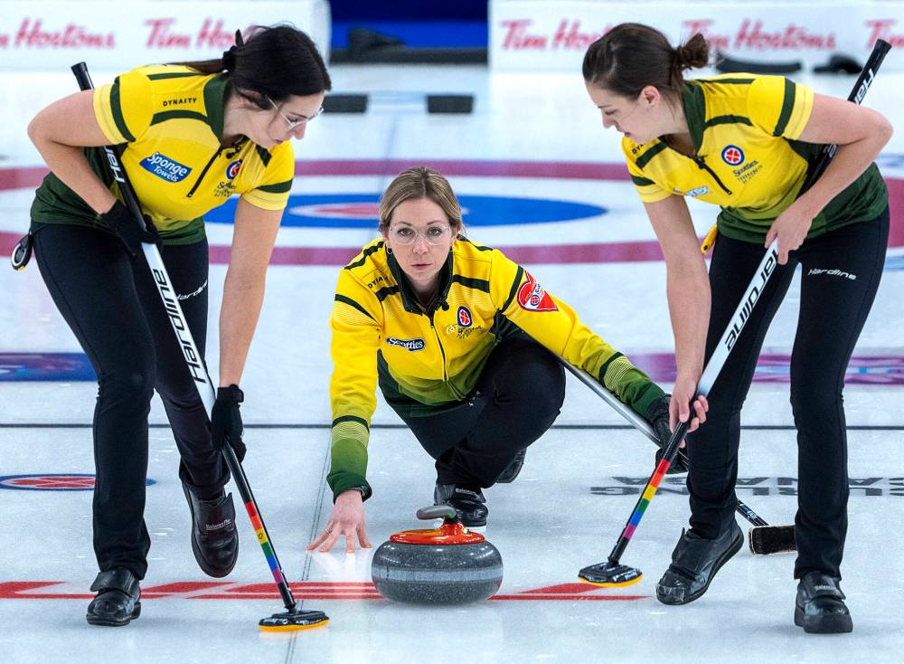 Northern Ontario's Krista McCarville doesn't play much on the cashspiel circuit but is always a threat at the Scotties. (The Canadian Press)