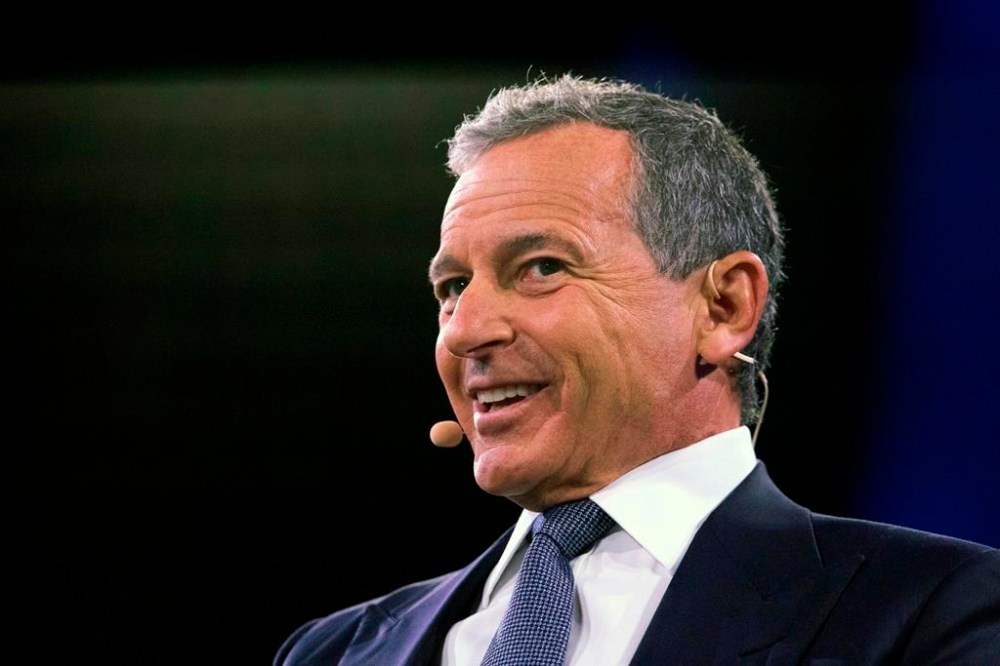 FILE - Bob Iger speaks at the Bloomberg Global Business Forum, Sept. 25, 2019, in New York. The Walt Disney Co. says it will cut about 7,000 jobs as part of a “significant transformation” announced by CEO Iger. The job cuts amount to about 3% of the entertainment giant's global workforce and were announced Wednesday, Feb. 8, 2023, after Disney reported quarterly results that topped Wall Street’s forecasts. (AP Photo/Mark Lennihan, File)