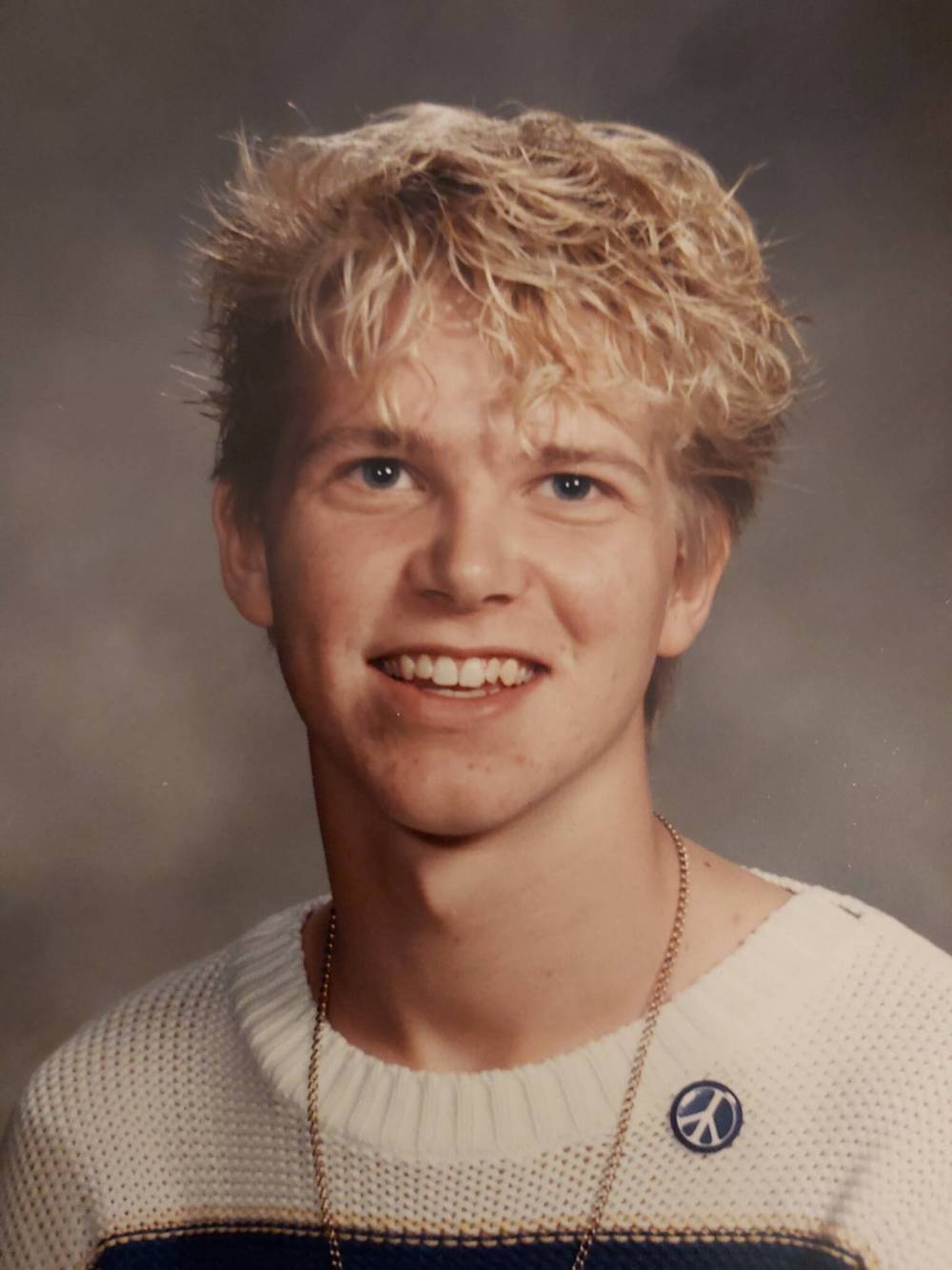 Allan Tyler, seen here at age 17, said he was bullied in school for being