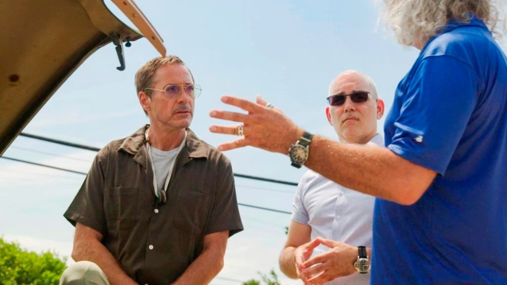 This image released by Max shows Robert Downey Jr., left, in a scene from the series