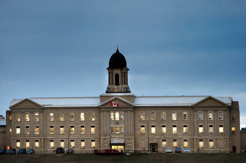 Manitoba's jail population is growing at a rate not seen in nearly a decade. (John Woods/Winnipeg Free Press files)