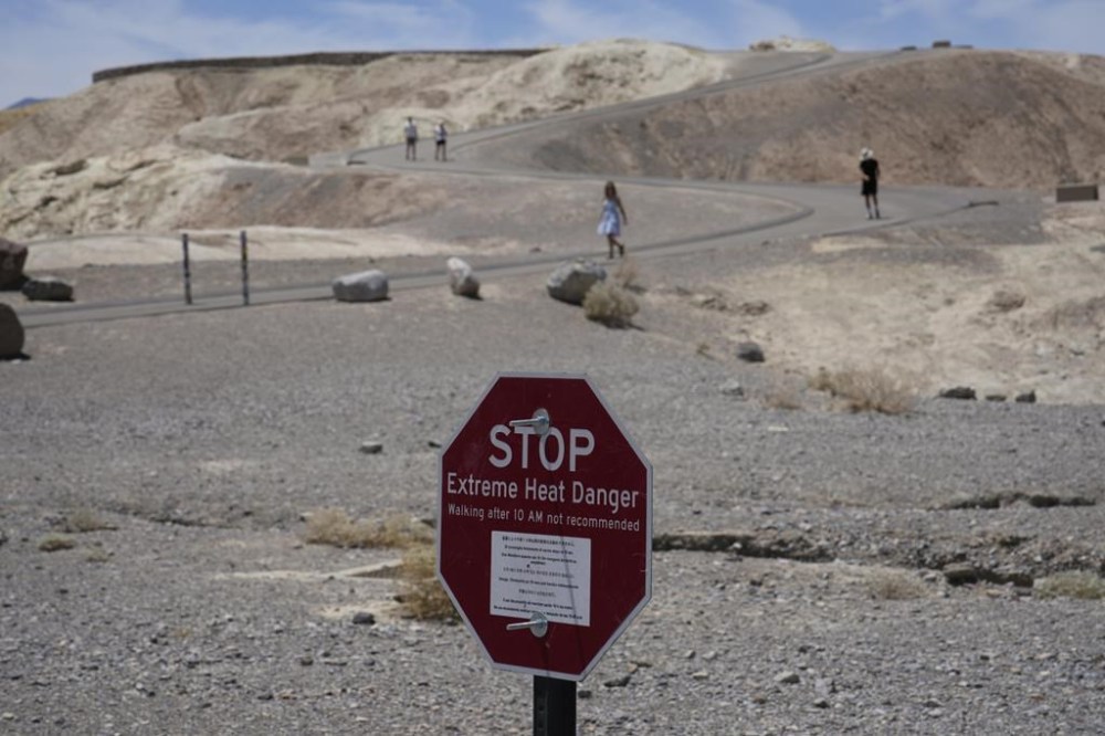 California’s Death Valley sizzles as brutal heat wave continues ...