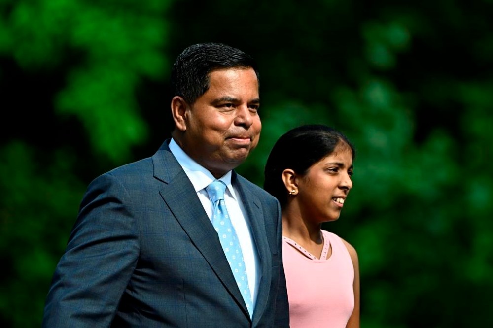 Gary Anandasangaree arrives for a cabinet swearing-in ceremony at Rideau Hall in Ottawa on Wednesday, July 26, 2023. Indigenous leaders hopeful about Anandasangaree's move to Crown-Indigenous Relations. THE CANADIAN PRESS/Justin Tang