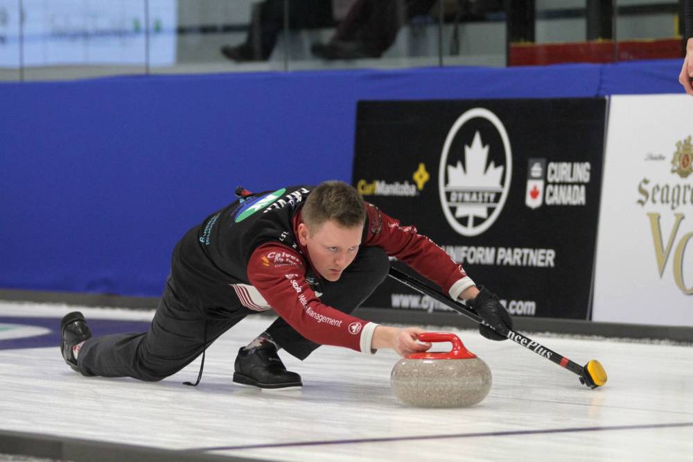 Carberry’s Braden Calvert competes at the 2023 Viterra championship at Neepawa’s Yellowhead Centre. (Thomas Friesen/The Brandon Sun)