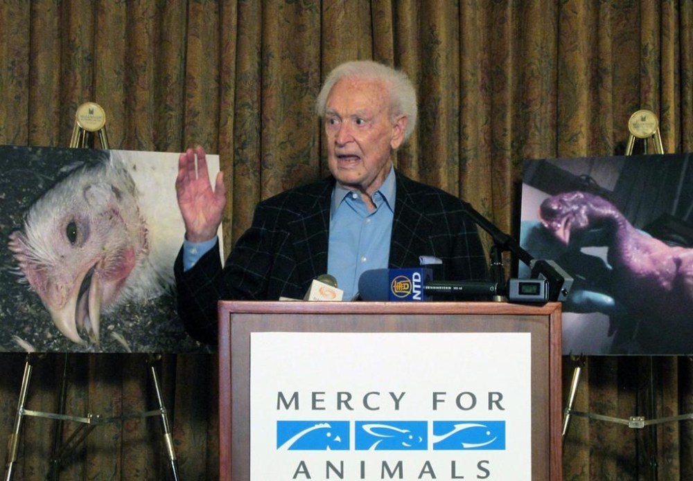 Television host Bob Barker charmed viewers on