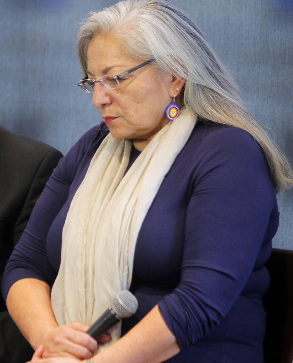 Knowledge keeper Katherine Whitecloud is also running for chief of Sioux Valley First Nation.