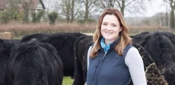 Amy Hughes, a cow and sheep farmer from Yorkshire, United Kingdom, is one of the hosts of the new “Think Outside the Fence” podcast, which the Manitoba Forage and Grassland Association is sponsoring. (Submitted)