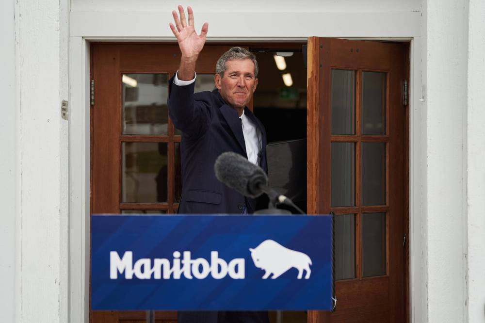 One month after the 2016 election, Brian Pallister was ranked the second-most popular premier in Canada by Angus Reid with a 46 per cent approval rating — second only to Brad Wall of Saskatchewan. Pallister's later fall from grace demonstrates how fleeting these poll rankings can be. (File)