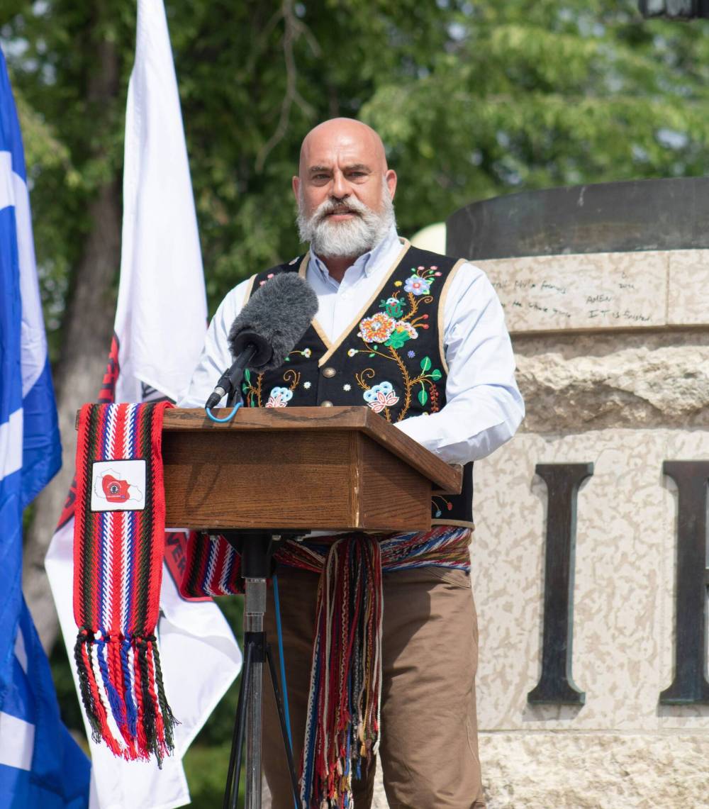Will Goodon, the minister of housing and property management with the Manitoba Métis Federation and others in the National Government of the Red River Métis have been outspoken about denouncing the Métis Nation of Ontario's claims to Métis heritage and culture. (File)