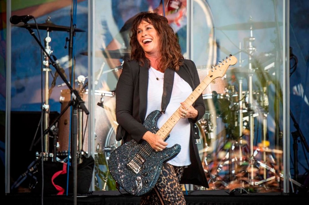 Alanis Morissette performs at the New Orleans Jazz and Heritage Festival on Thursday, April 25, 2019, in New Orleans. THE CANADIAN PRESS/Amy Harris/Invision/AP