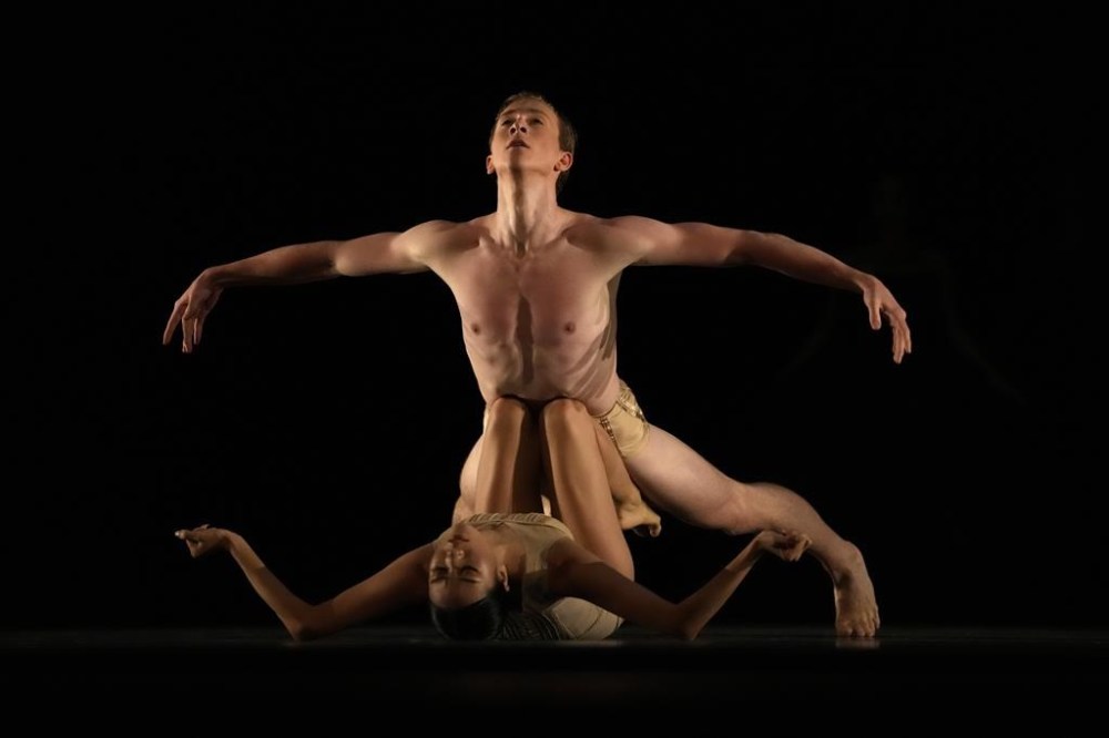 American Ballet Theater's dancers rehearse for the opening night at the Shanghai Grand Theater in Shanghai, Thursday, Nov. 2, 2023. The American national ballet company is returning to China for the first time in a decade for shows in Shanghai and Beijing in the latest sign strained relations between the United States and China are beginning to thaw. (AP Photo/Ng Han Guan)