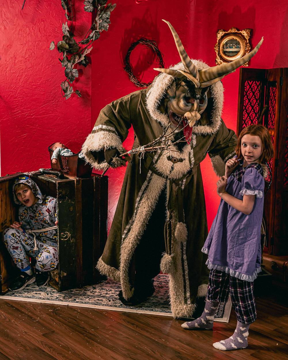 The Krampus is in town this weekend, ready to frighten naughty children. (Submitted)