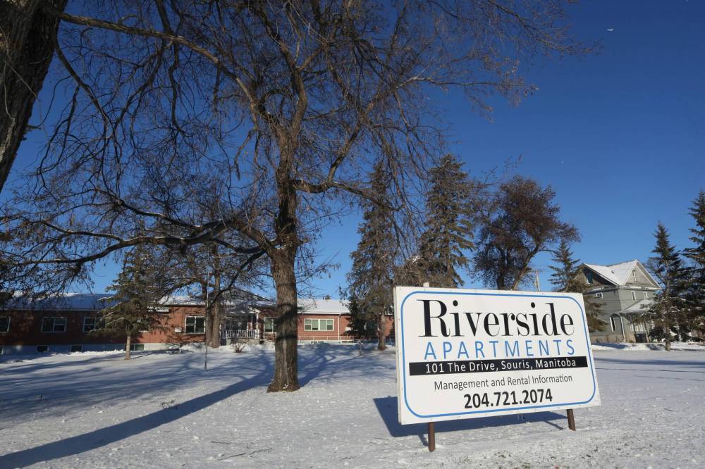 A 70-year-old woman was found dead in her suite last Wednesday when emergency crews responded to a fire at the Riverside Apartments building in Souris. (Matt Goerzen/The Brandon Sun)