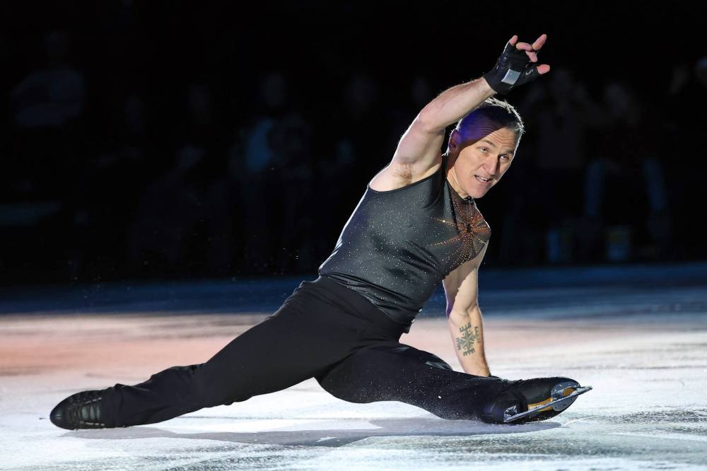 Elvis Stojko performs during the Stars On Ice 2022 Holiday Tour stop at Westoba Place. Stars on Ice returns to Westoba Place on Sunday. (File)
Elvis Stojko performs during the Stars On Ice 2022 Holiday Tour stop at Westoba Place. Stars on Ice returns to Westoba Place on Sunday. (File)