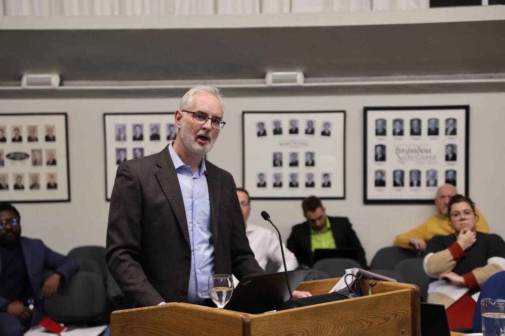 Brandon Riverbank Inc. executive director Dean Hammond told Brandon City Council on Monday that Heritage Canada is slashing its funding for the riverbank's Canada Day celebrations in half. Because of that, Hammond requested that the city cover firework costs for this year. (Colin Slark/The Brandon Sun)