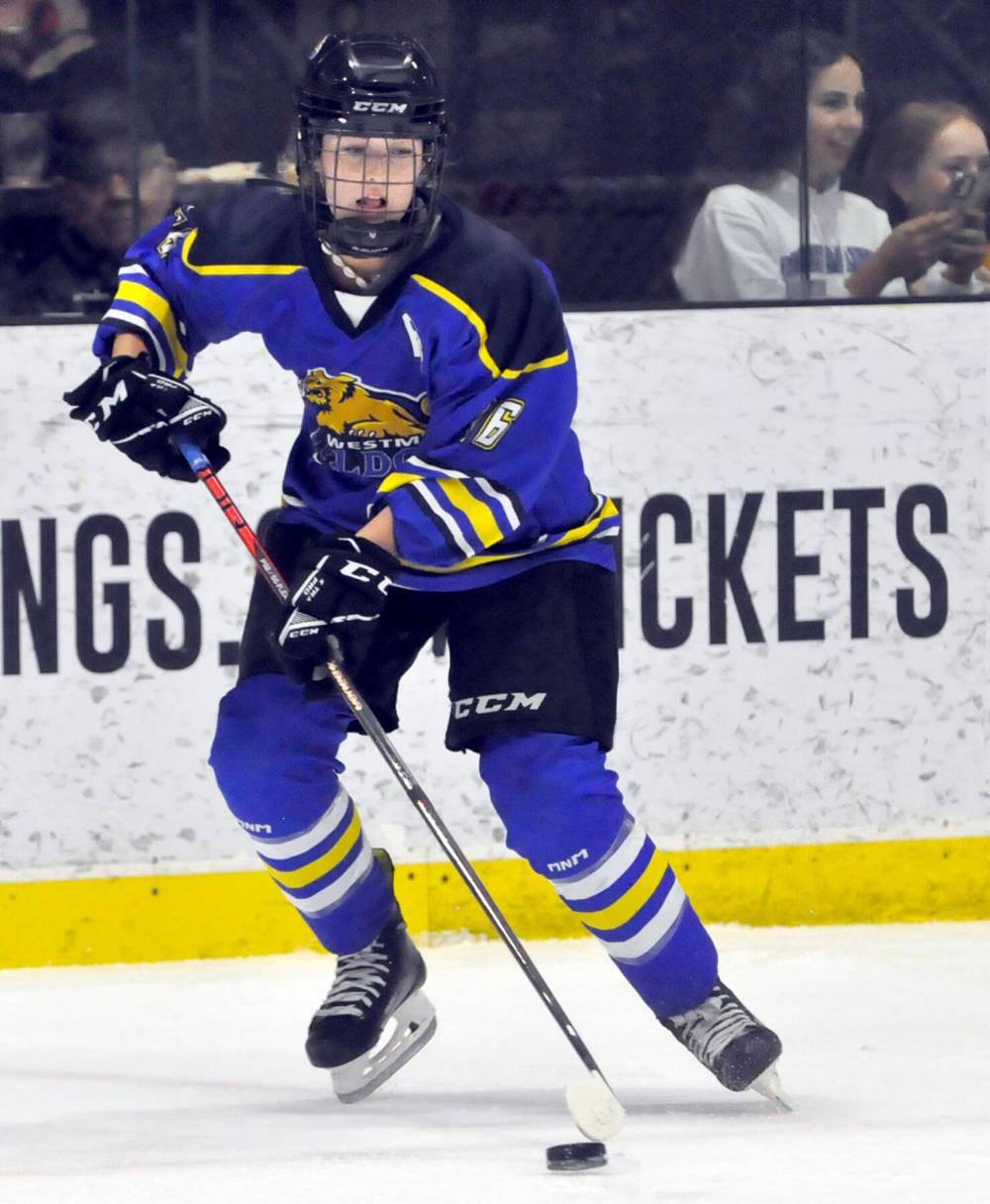 Westman Wildcats rearguard Emma Brown has scored once and added three helpers for her fifth-place team in the U15 AAA Manitoba Female Hockey League.