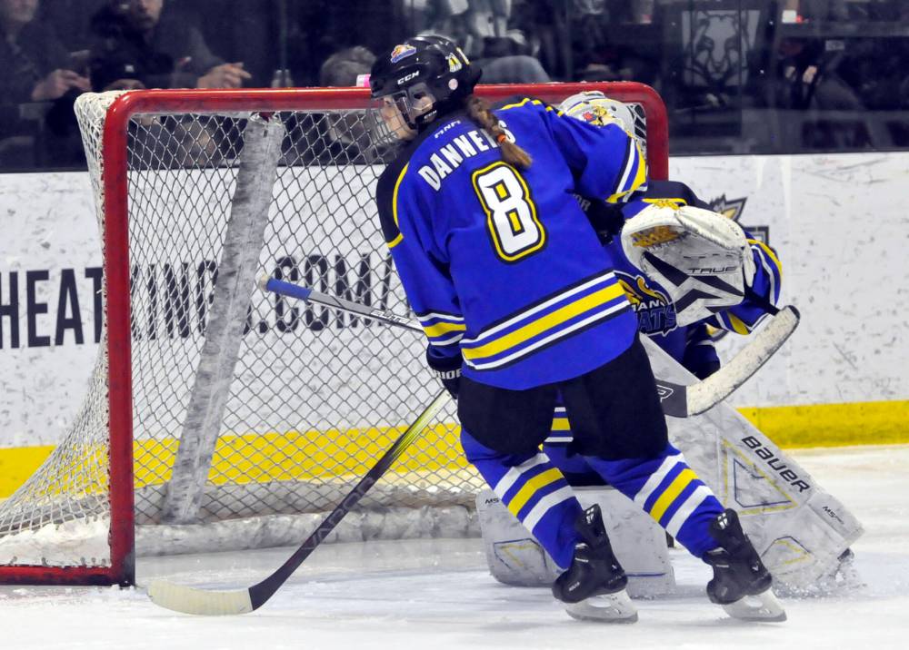 Westman Wildcats blue-liner Holly Danners scored her first goal of the season, which turned out to be the game-winner, during her team's 2-1 road victory facing the Brandon Wheat Kings.
