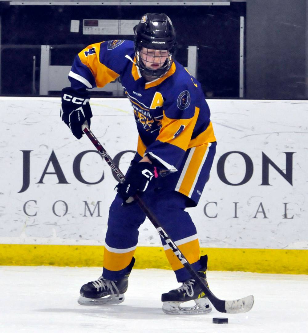 Rearguard Courtney Cochrane has two goals and 11 assists playing for the sixth-place Yellowhead Chiefs.