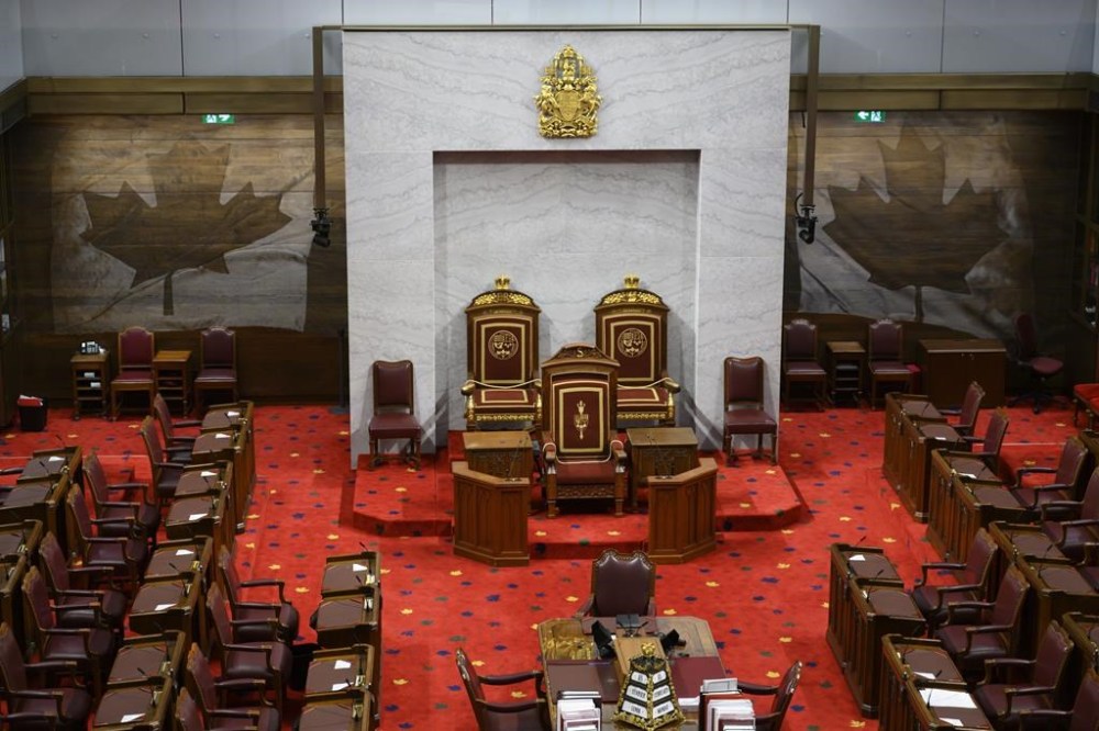 Toronto entrepreneur Mohammad Al Zaibak has been appointed to the Senate. The Senate of Canada building and Senate Chamber are pictured in Ottawa on Monday, Feb. 18, 2019. CANADIAN PRESS/Sean Kilpatrick