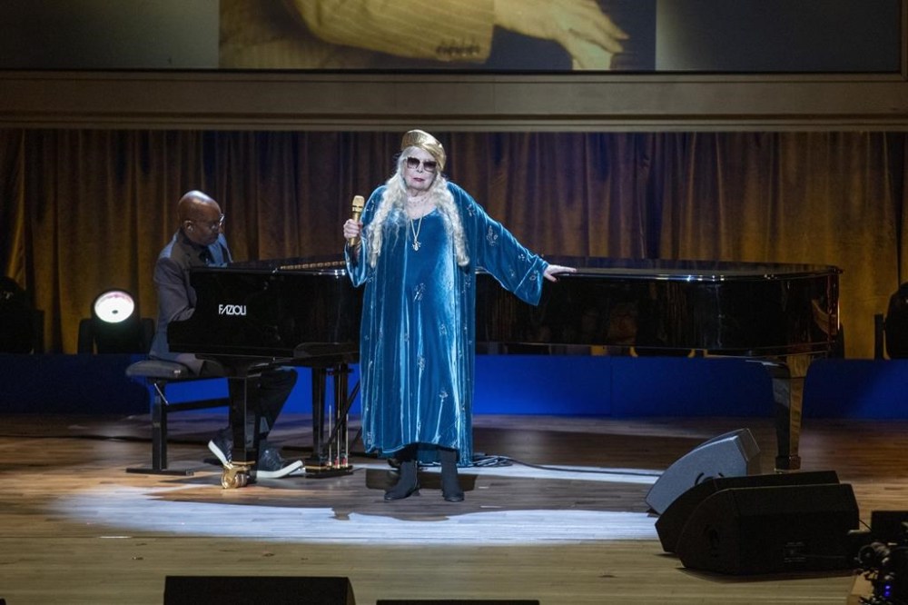 Revered Canadian singer-songwriter Joni Mitchell is set to make her Grammy Awards performance debut at this year's ceremony next Sunday. Mitchell performs at the presentation of the Gershwin Prize, which honors a musician's lifetime contribution to popular music, hosted at DAR Constitution Hall in Washington on Wednesday, March 1, 2023. THE CANADIAN PRESS/AP-Amanda Andrade-Rhoades