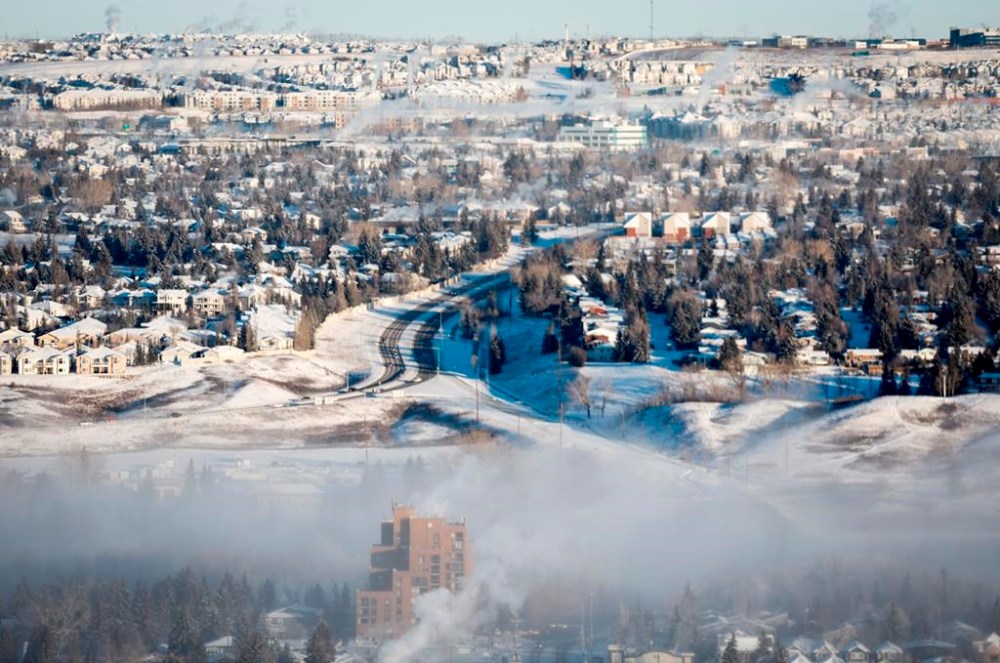 A Calgary neighbourhood is shown on Saturday, Jan. 13, 2024. The Calgary Real Estate Board says there were 1,650 home sales in January, marking a 37.7 per cent year-over increase as the city saw a 15.4 per cent bump in newly listed homes. THE CANADIAN PRESS/Jeff McIntosh