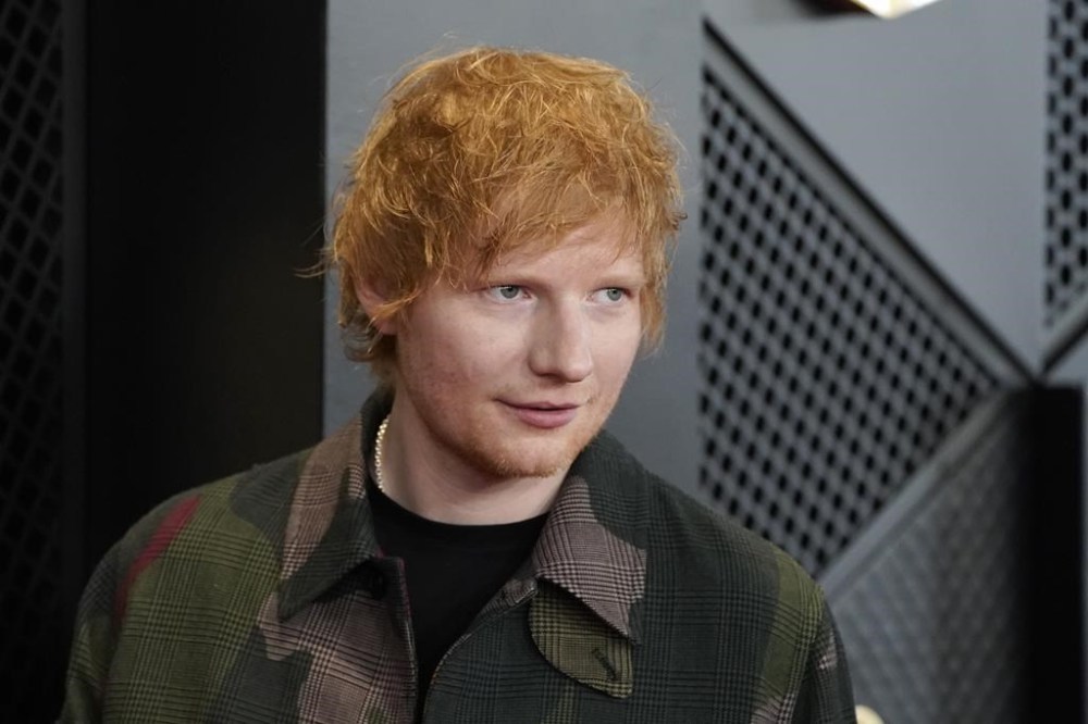 Ed Sheeran arrives at the 66th annual Grammy Awards on Sunday, Feb. 4, 2024, in Los Angeles. (Photo by Jordan Strauss/Invision/AP)