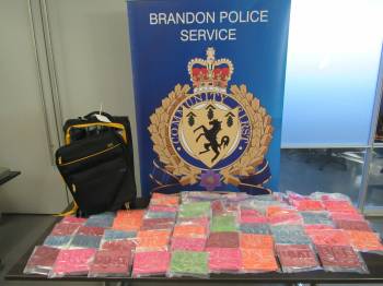 Fentanyl is displayed following arrests made in January 2024. Recent overdoses in Winnipeg are concerning and the option of calling a public health emergency should be considered. (Submitted)